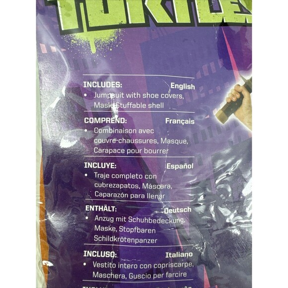 Rubie's Nickelodeon TMNT Leonardo Costume Size Child Large 12-14 with Mask - Picture 7 of 8